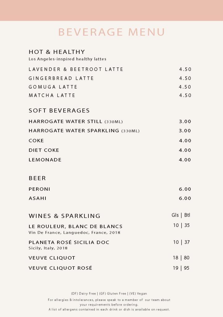 EllaMia Beverage Menu Page 3