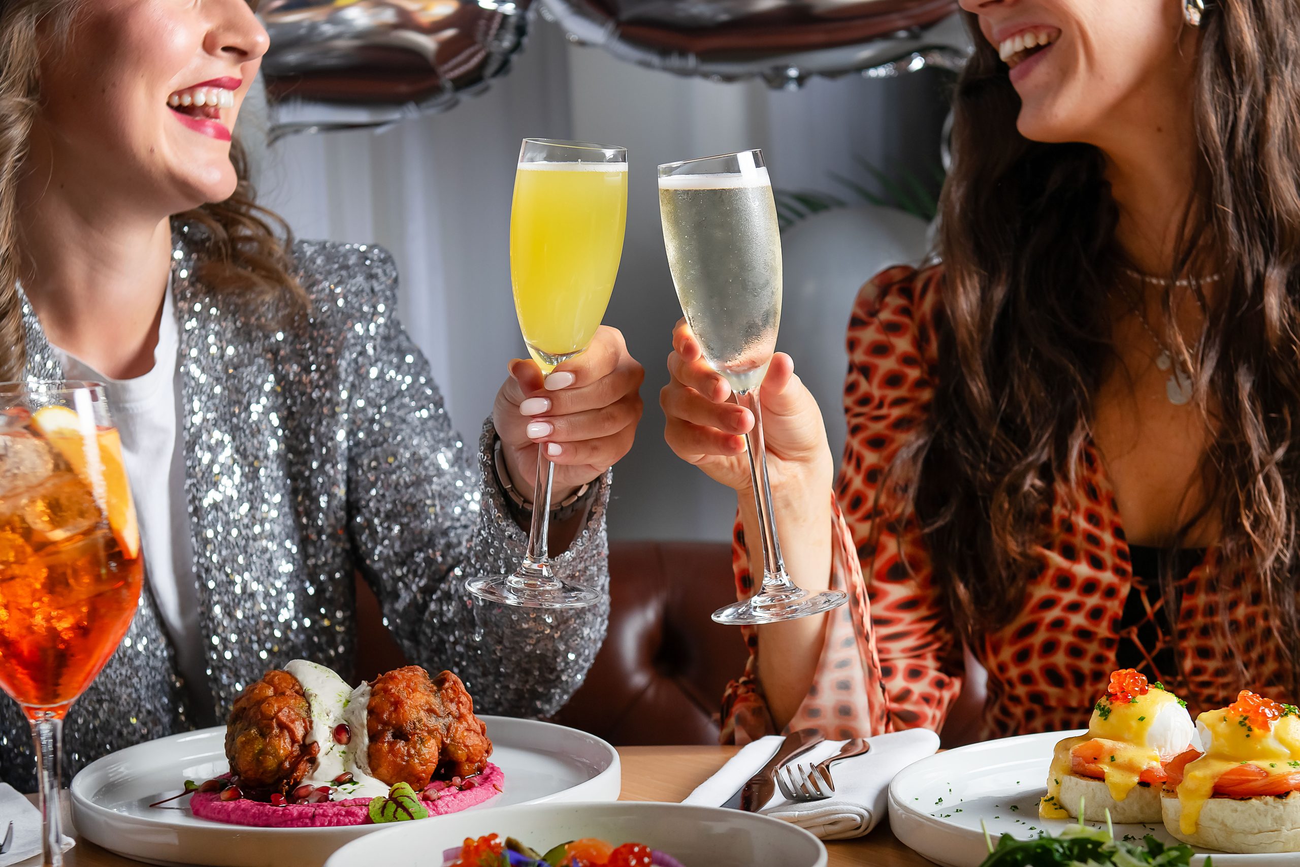 Veuve Clicquot Champagne - 25th Birthday Brunch at St Martins Lane with bottomless cocktails and brunch dishes in The Restaurant.