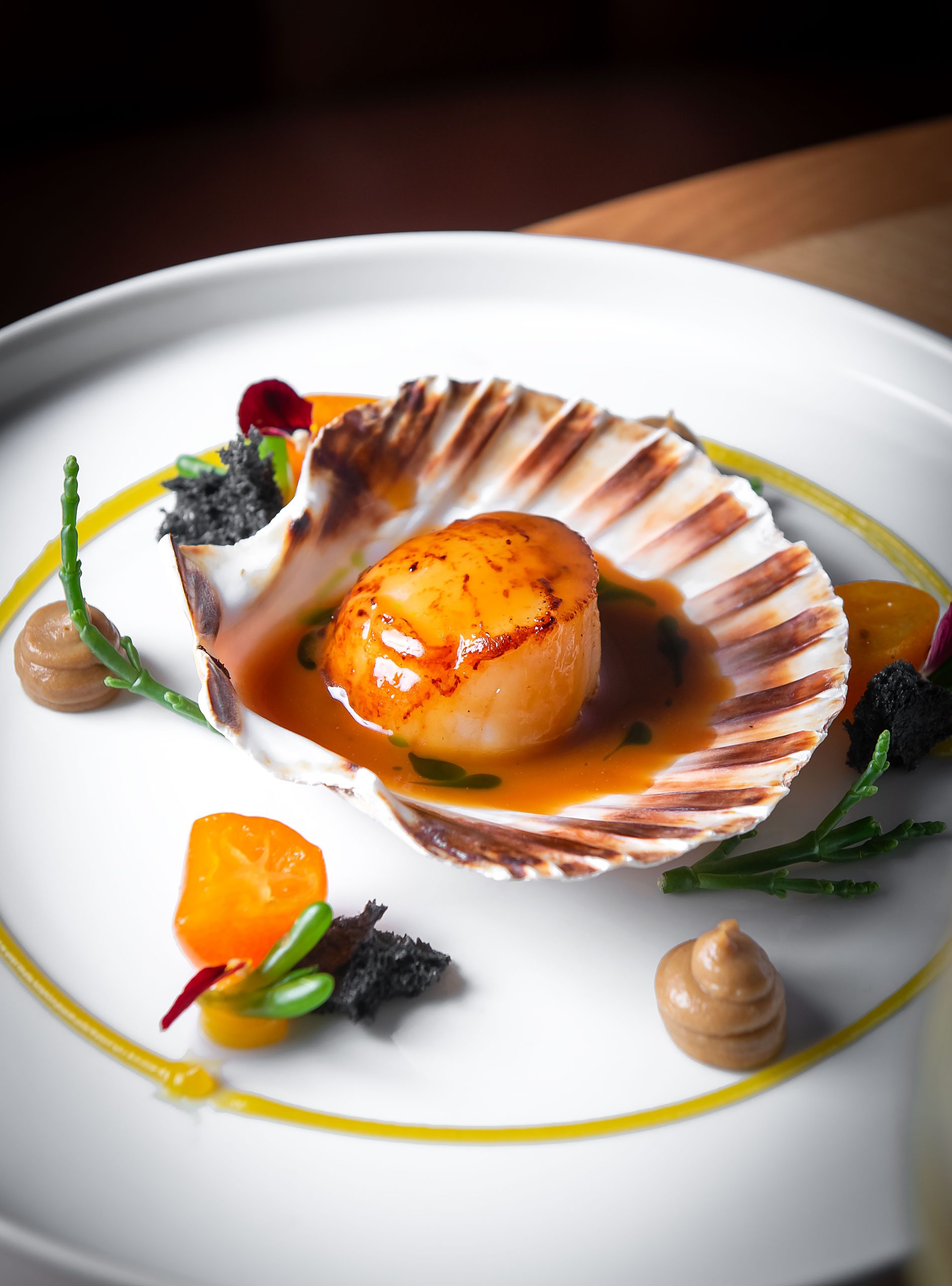 Autumn/Winter A La Carte at The Restaurant in Covent Garden - Pan seared scallop starter