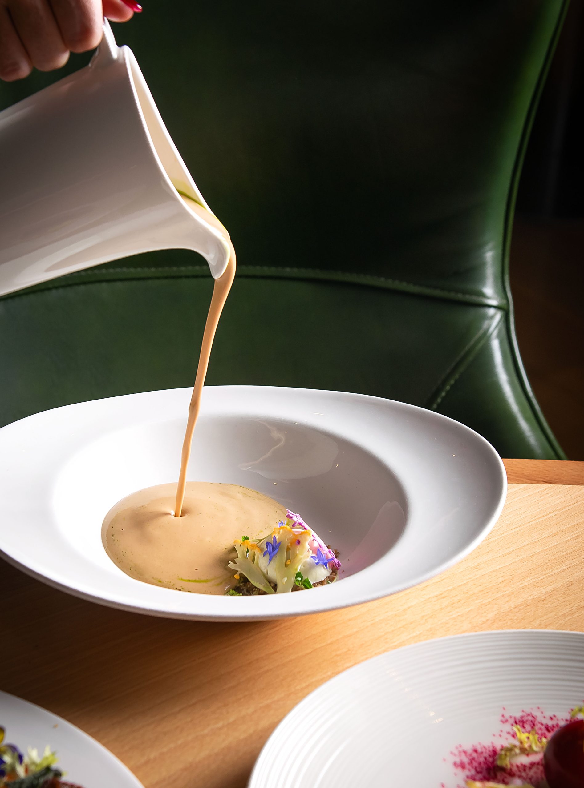 Autumn/Winter A La Carte at The Restaurant in Covent Garden - cauliflower and chestnut veloute