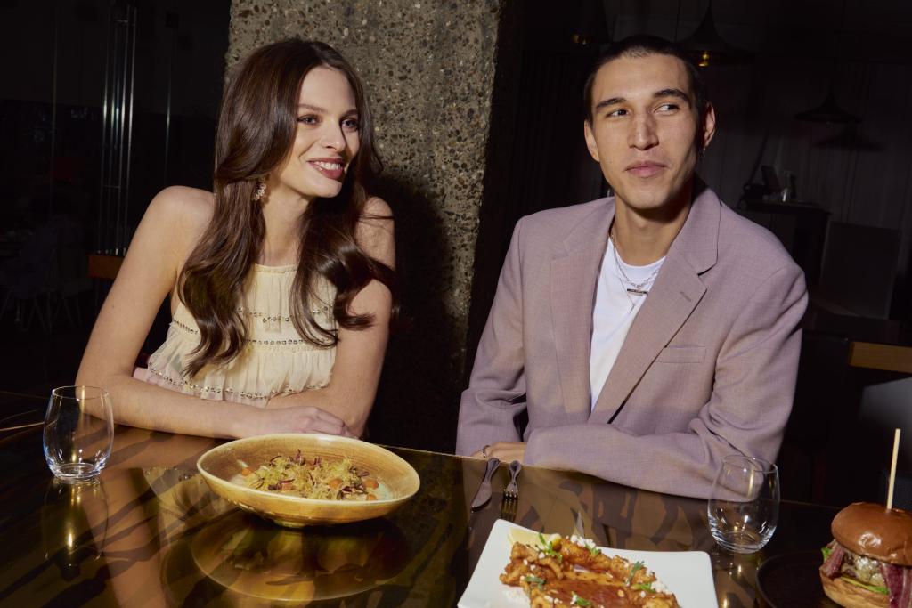 New Year's Eve at Sanderson London. The Restaurant, 5 course tasting menu.