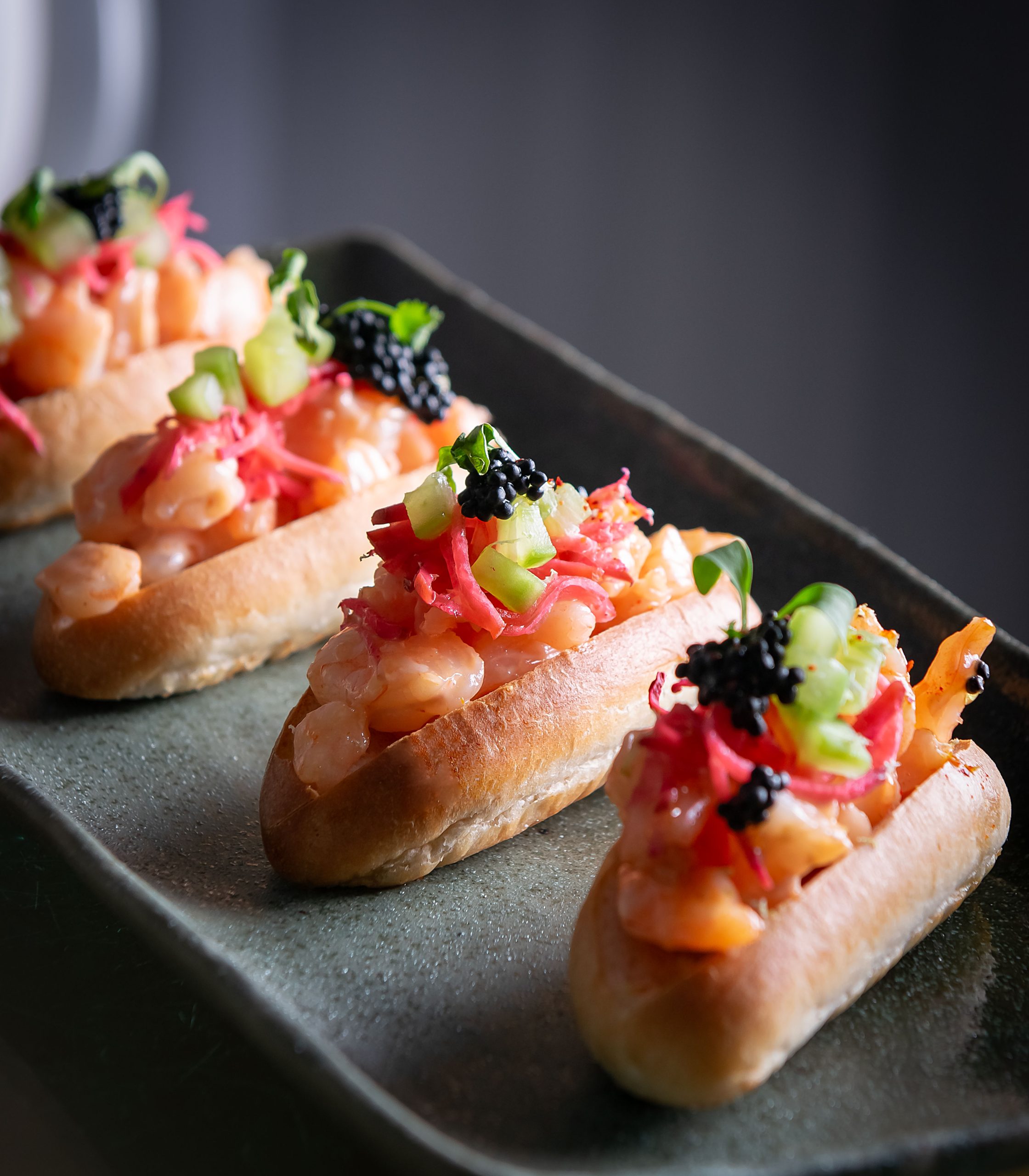 Atlantic prawn rolls