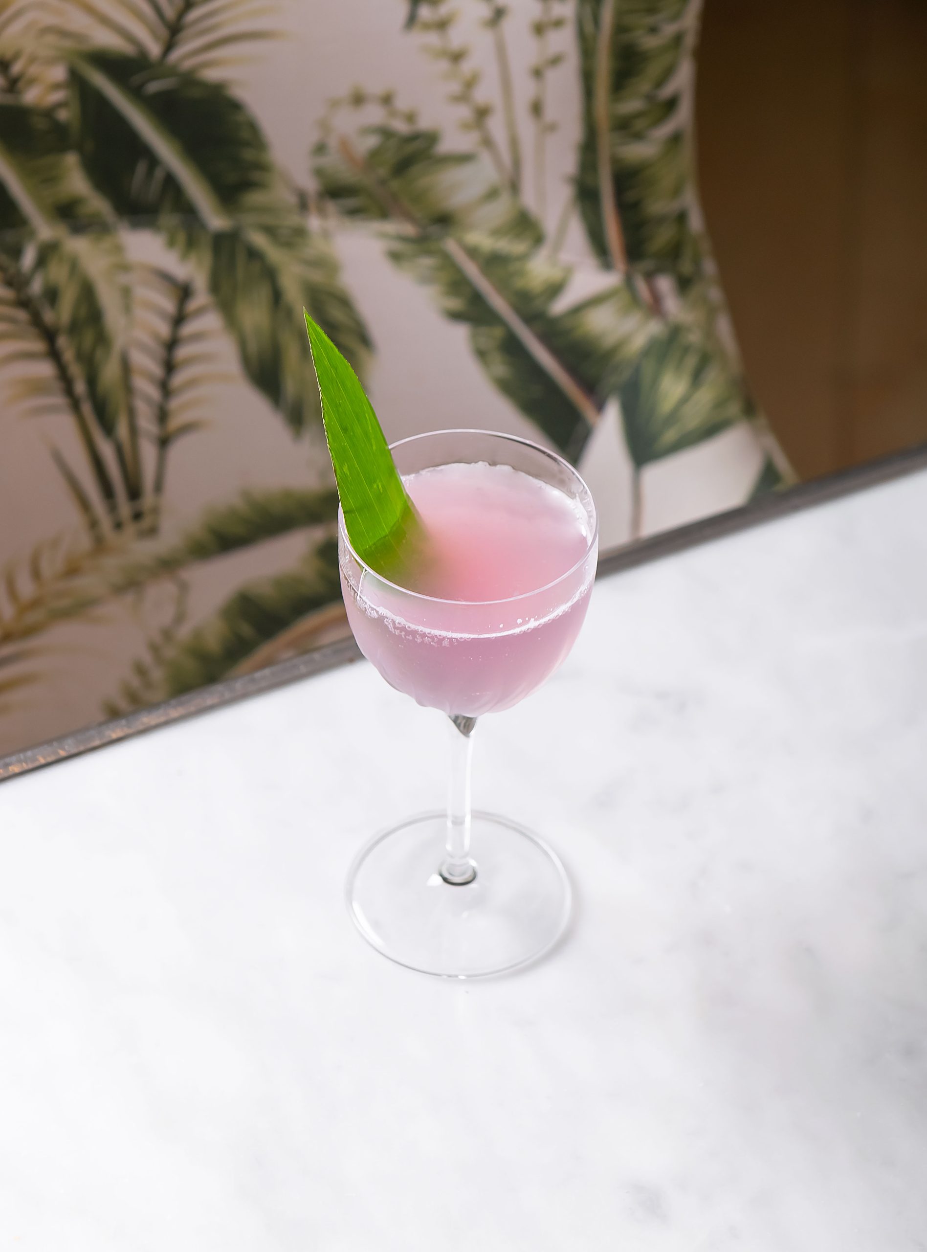 Summer Menu French Inspired at the Restaurant. Cocktail
